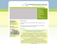 Tablet Screenshot of grundschule-leybucht.de